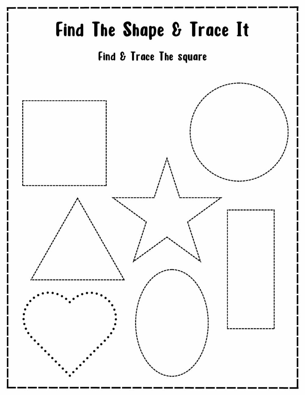 FIND THE SHAPE AND TRACE IT (1)